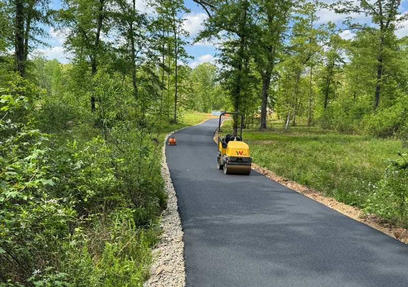 New Asphalt Driveway In Goergia