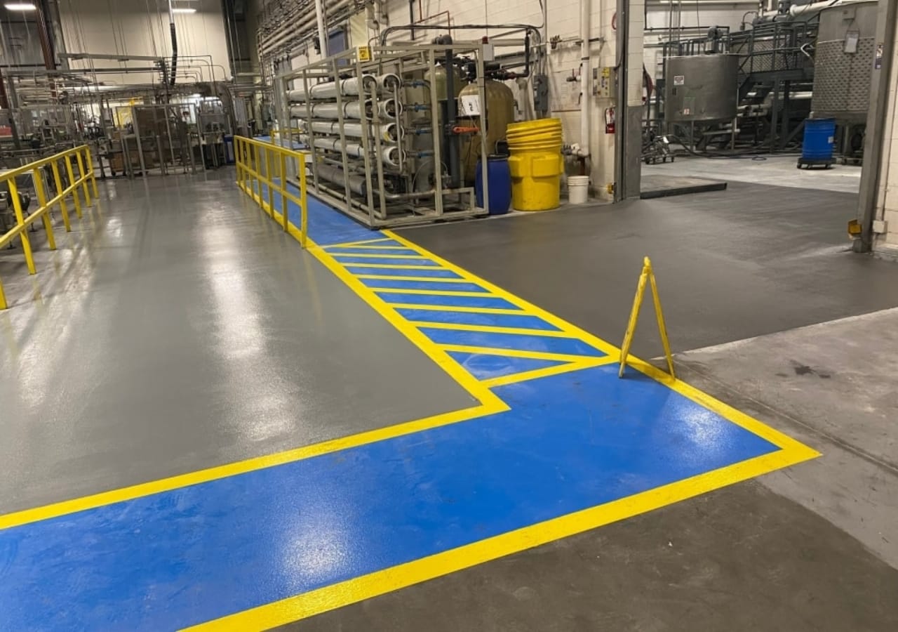 Warehouse Striping Fayetteville