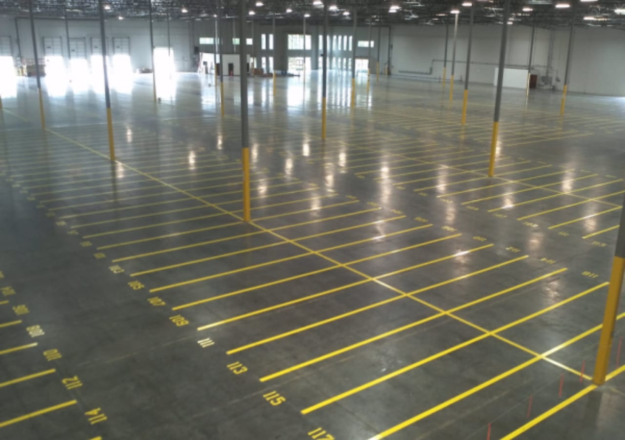 Warehouse Striping Fayetteville